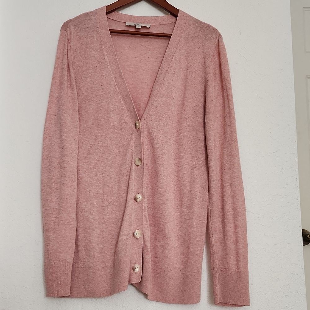 LOFT Soft Pink Women's Cardigan